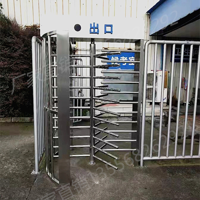全高转闸工地不锈钢转闸车站单向门闸机旋转门单通道全高闸门厂家