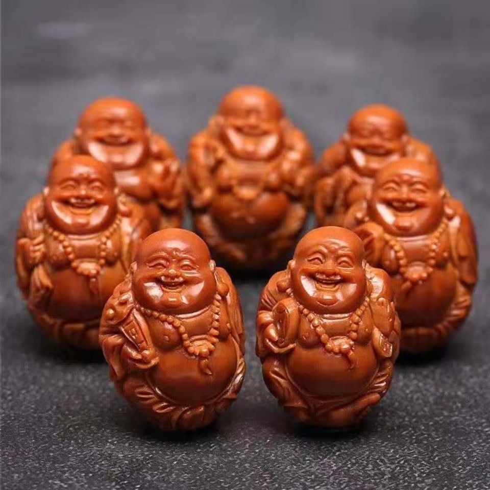 刘仁义大弥勒橄榄核手串核雕八宝弥勒佛橄榄核精品手串-阿里巴巴