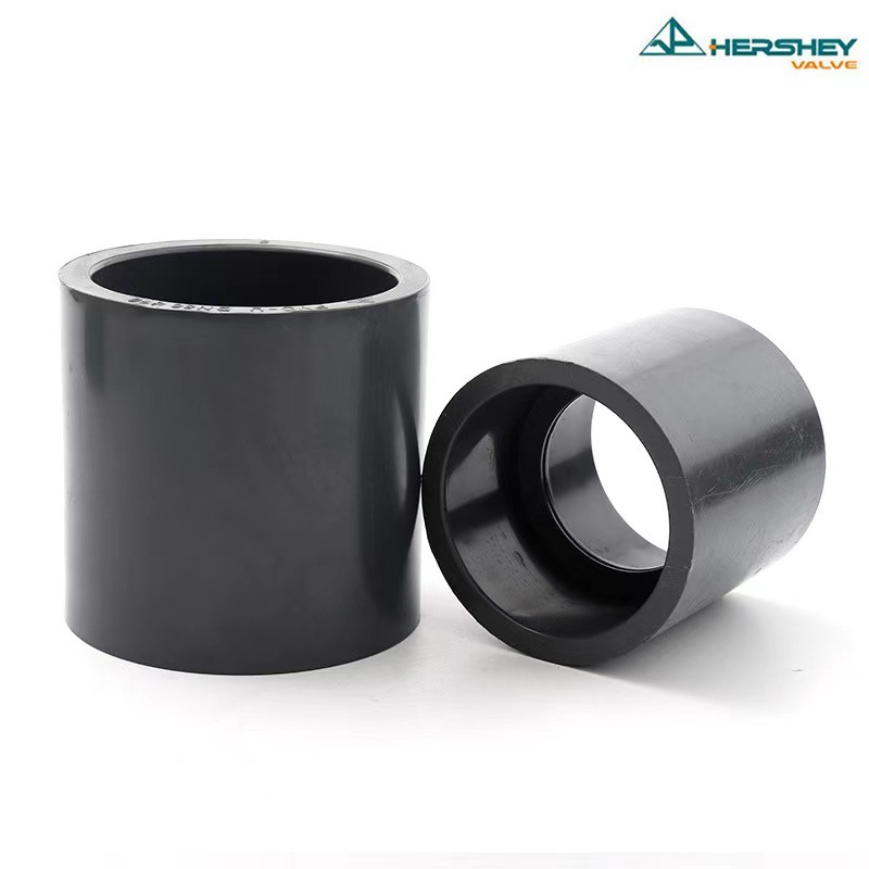 太仓环琪upvc直通管箍二通接头 国标美标sch80直接工业级外接直管