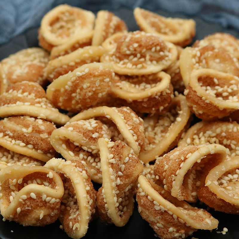 麻里馓子河南淮滨特产手工油炸散子山东茶馓撒子零食安徽麻花安徽