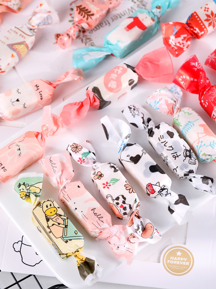 牛轧糖包装纸糖果纸糖纸牛扎糖纸手工包糖纸牛杂糖食用糯米纸烘焙