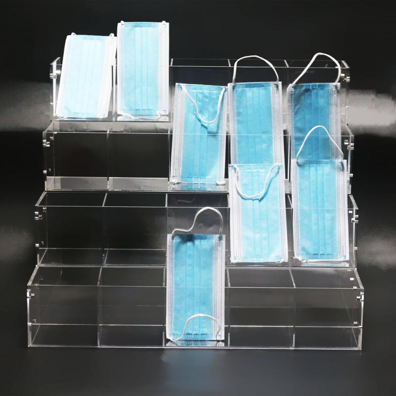 口罩收纳架商场口罩摆架化妆品彩妆展示架红包袋手机壳货架1