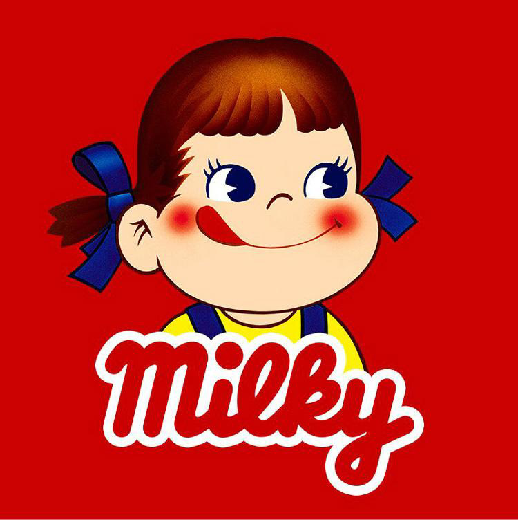 新年可爱不二家印花图案红色女神女款成人大人一次性独立包装口罩