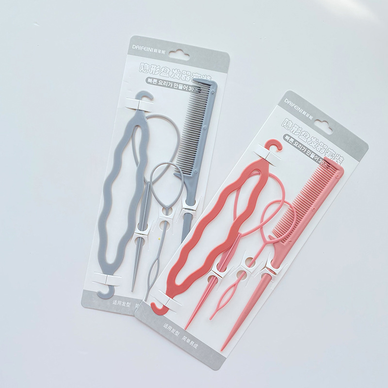 儿童编发神器梳头发女宝宝扎头发辫子工具拉发针盘发神器发饰套装