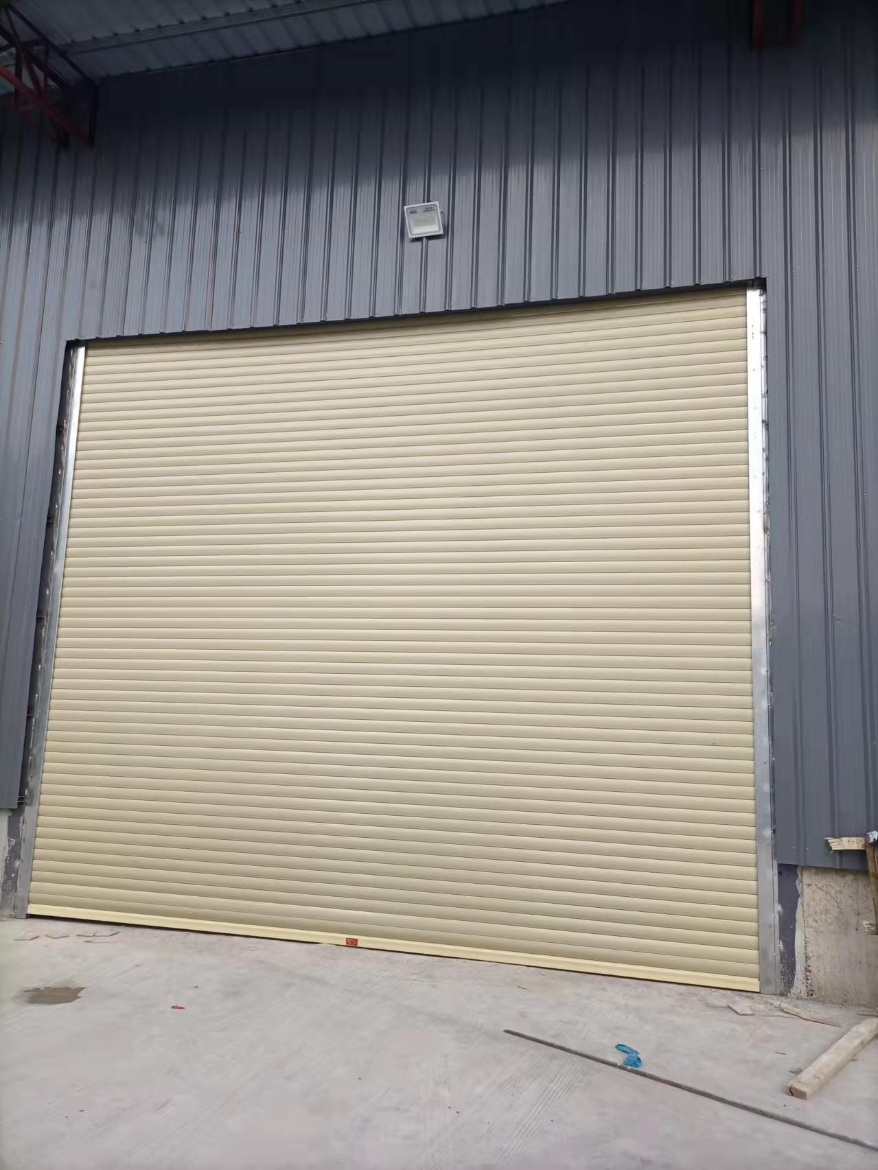 厂家直营快速电动卷帘门 双层铝合金卷闸门 车库门 不锈钢卷闸门