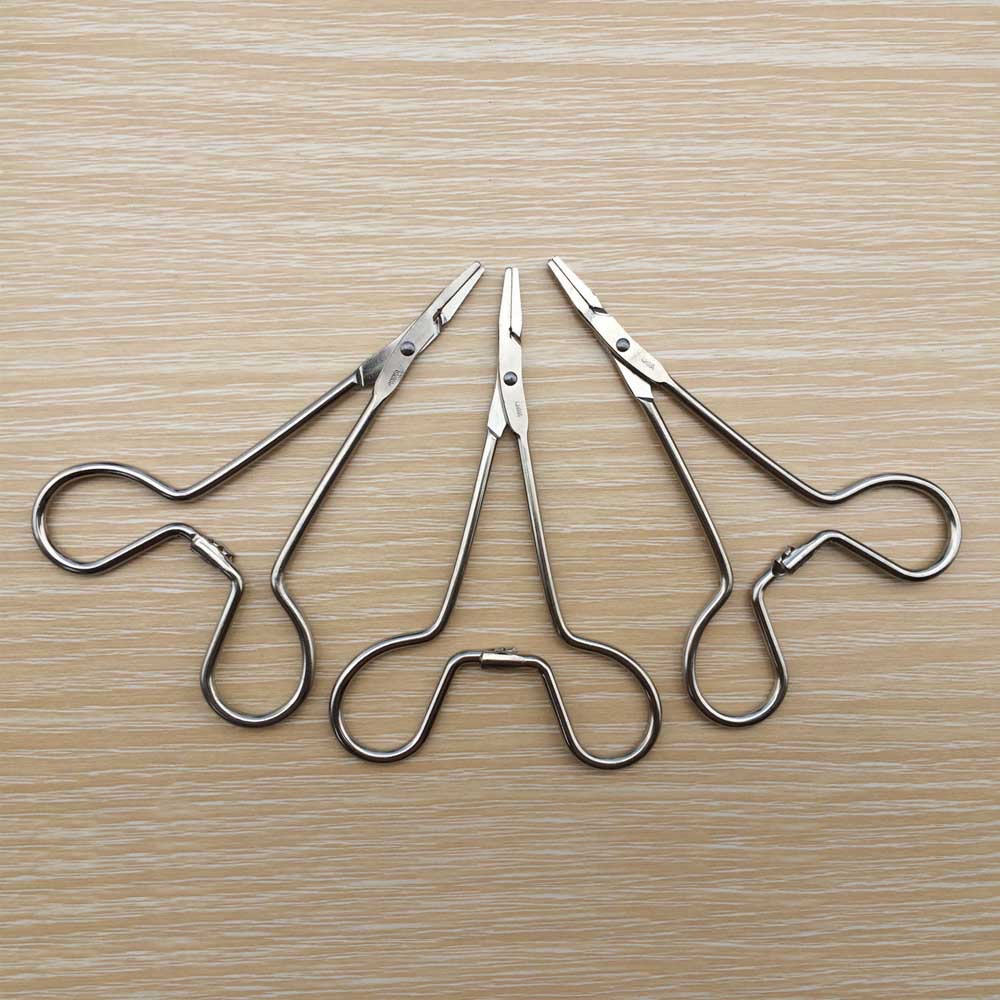 直头宠物毛发剪钳一次性医用救生止血钳持针钳止血器棉花海绵钳夹