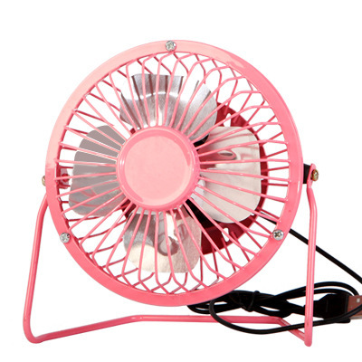 Manufacturer Usb Small Fan 468-Inch Wrought Iron Office and Dormitory Mini Rotating Fan Portable Bass Fan