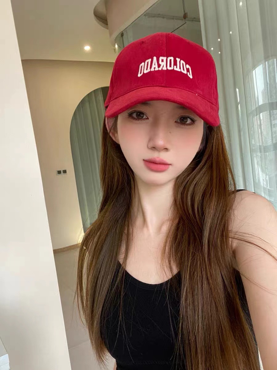 Special Offer High Quality Big Head Circumference Brushed Baseball Cap Female All-Matching Hat Face-Looking Small Big Brim Peaked Cap