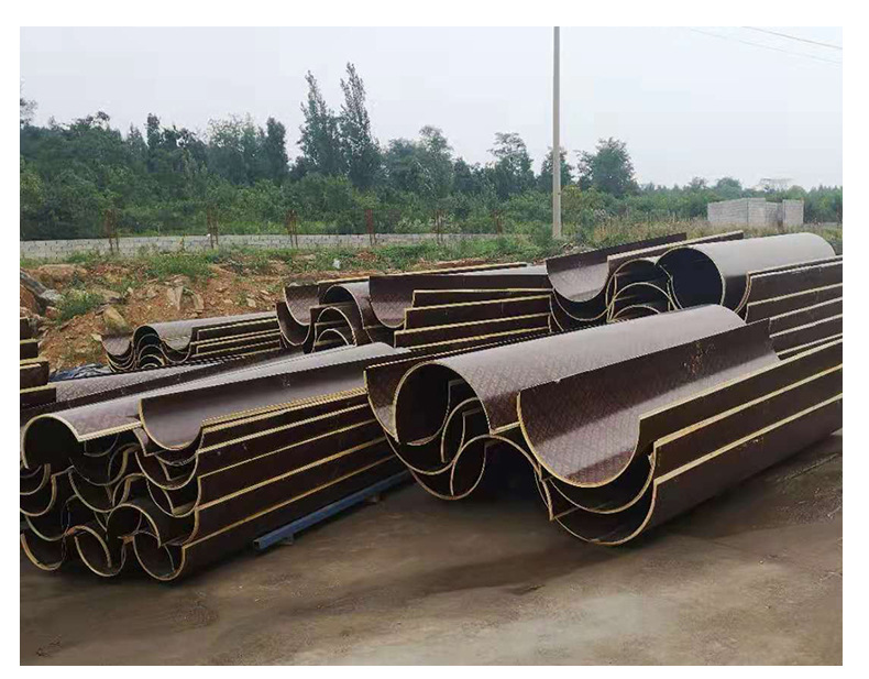 临沂厂家圆柱模板建筑复合建筑模板弧形木板注塑模具工程工地木材