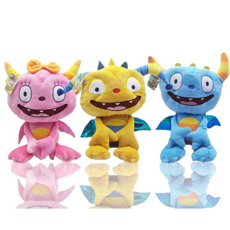 跨境现货小怪兽亨利毛绒玩具儿童大号卡通公仔高品质爪机娃娃