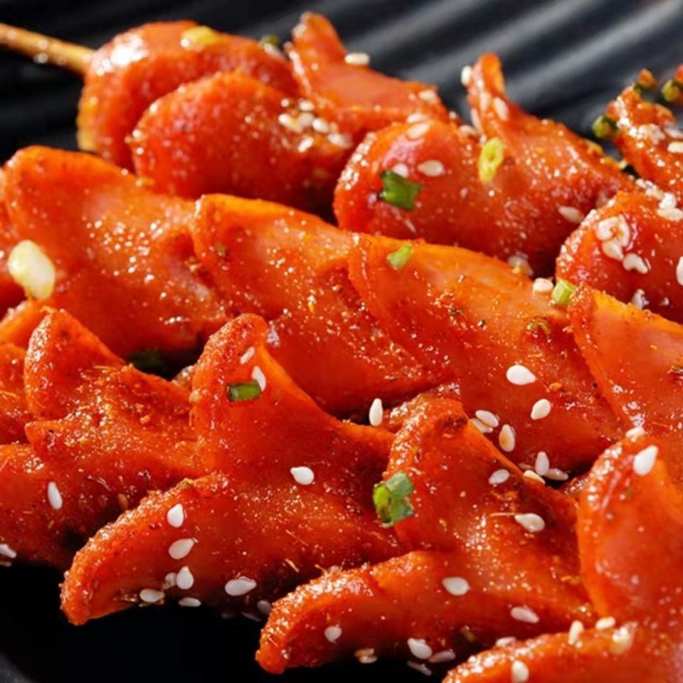 东北牡丹江路边摊炸红肠地摊红肠油炸烧烤煎饼果子淀粉肠炸串包邮