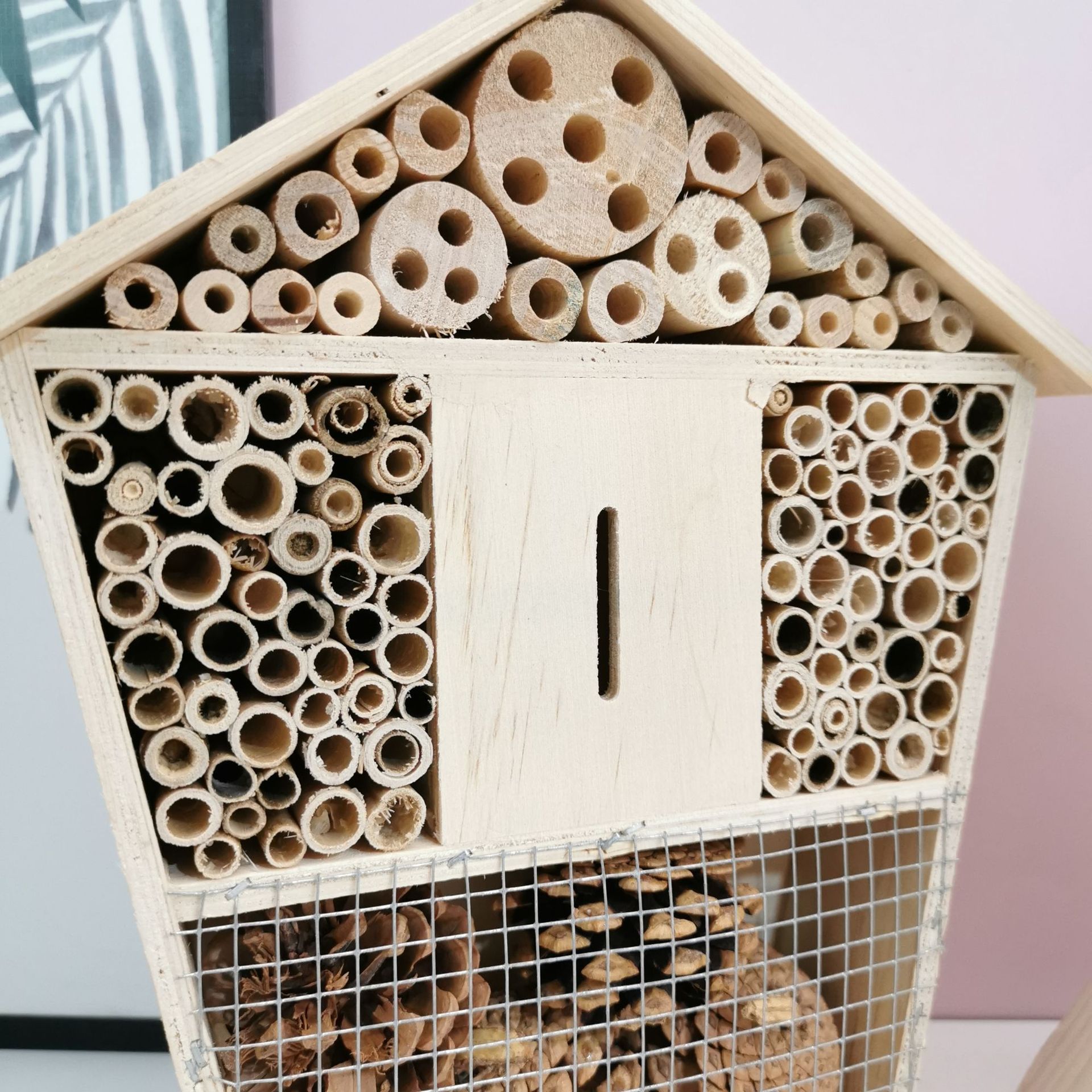 木质蜂巢昆虫窝定 制木质昆虫房子昆虫巢户外悬挂木制蜜蜂窝