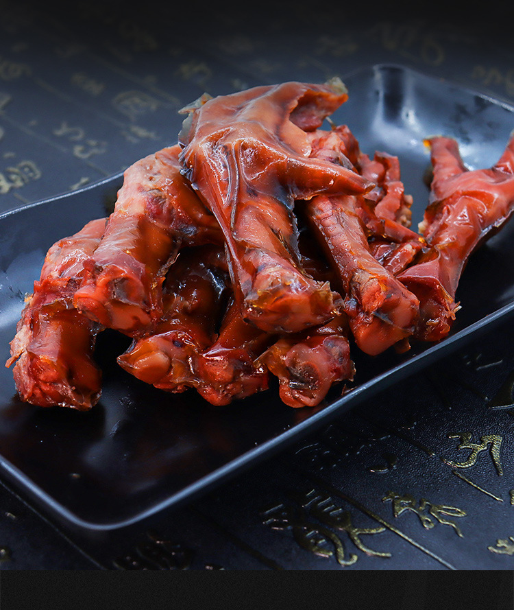 阿雷食品酱香鸡爪170g网红零食东北沈阳特产开袋即食休闲小吃