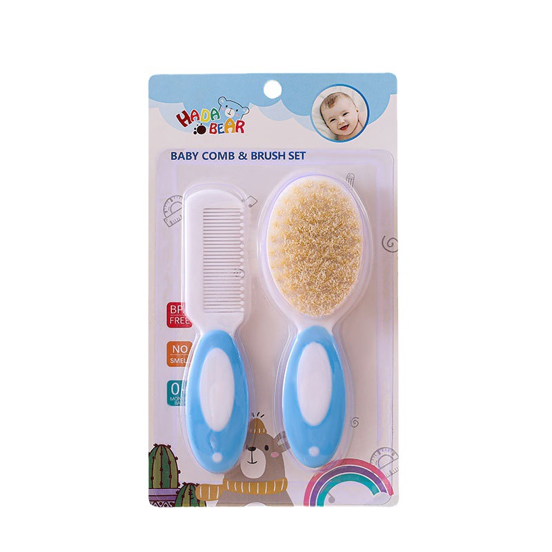 Baby Shampoo Bath Brush Bath Bath Bath Care Soft Hair Brush Hair Comb Care Wool Brush Set