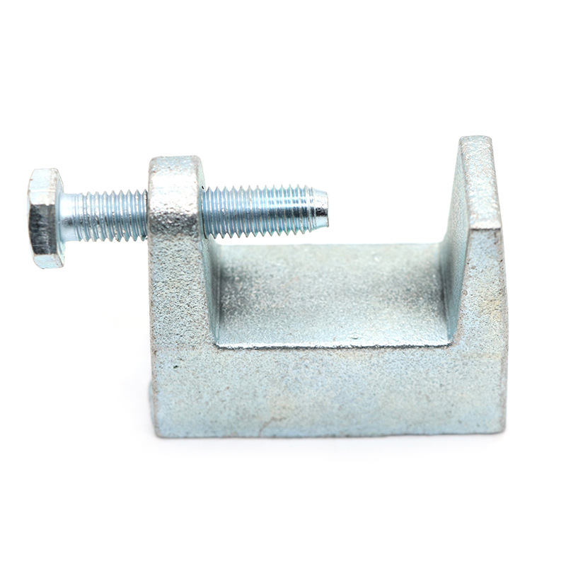 铸铁老虎卡夹镀锌c型钢吊件h槽钢挂钩工字钢梁卡方形铁皮虎口夹牙