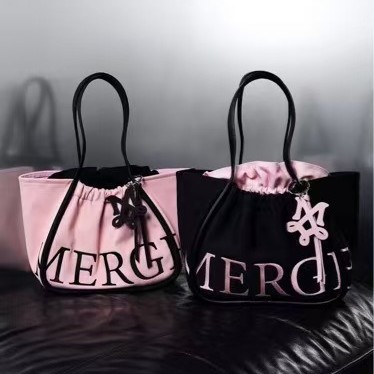 泰国Merge大容量托特包中号2025新款字母时尚百搭手提腋下单肩包