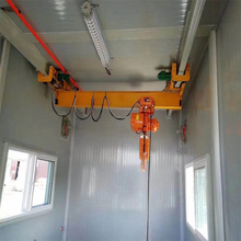 加工定制LX2吨欧式单梁悬挂起重机 污水厂轨道移动式室内遥控行车