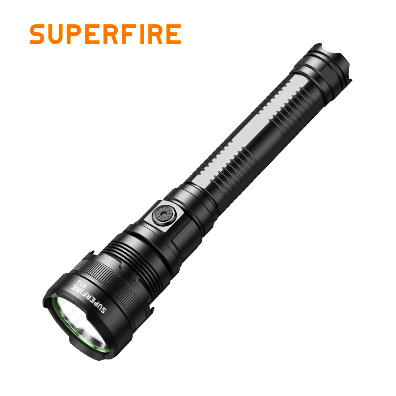 神火跨境批发大功率远射手电筒3000流明铝合金户外照明充电手电
