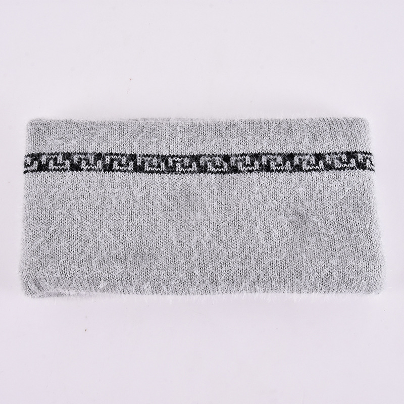 Korean Autumn and Winter Internet Celebrity Knitted Hair Band Face Wash Headband Wide Edge Tide Warm with Velvet Wool Hair Band Fashion Headband