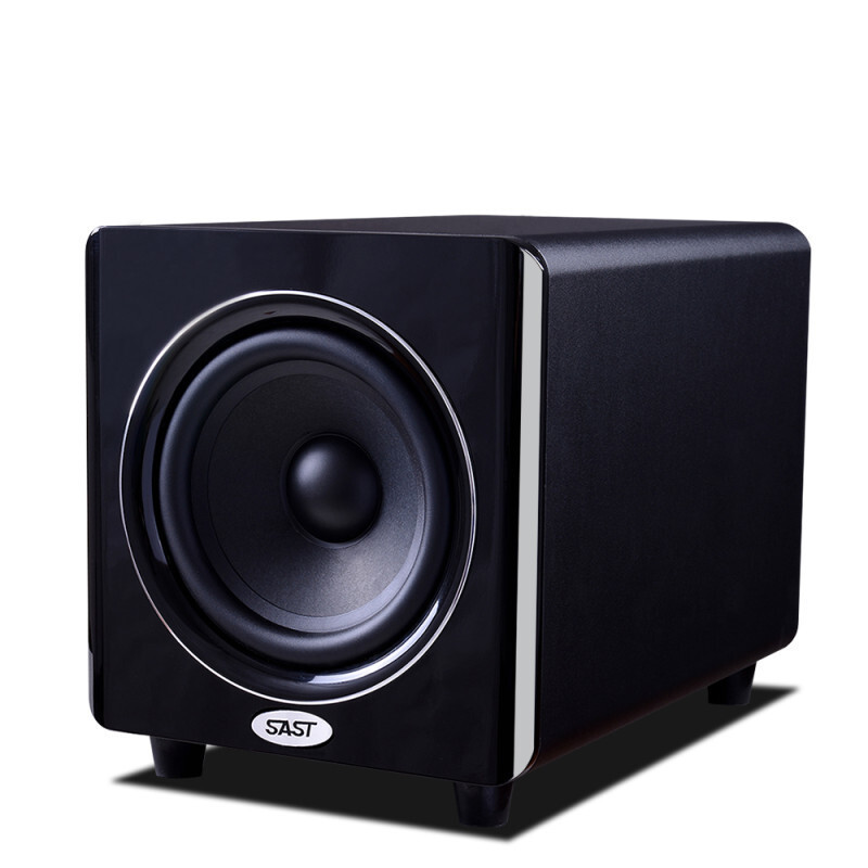 先科d88无源低音炮家用5.1家庭影院 8寸重低音大功率会议音箱套装