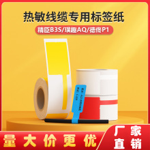 热敏线缆标签纸精臣B3S璞趣AQ电信机房网线德佟P1不干胶贴纸防水