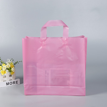 批发塑料手提袋服装饰品礼品打包购物袋加厚印花pe印花手提袋现货