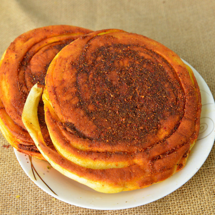 咸香饼开袋即食早餐老面发传统口味甘肃特产烙饼零食定西熟食包邮