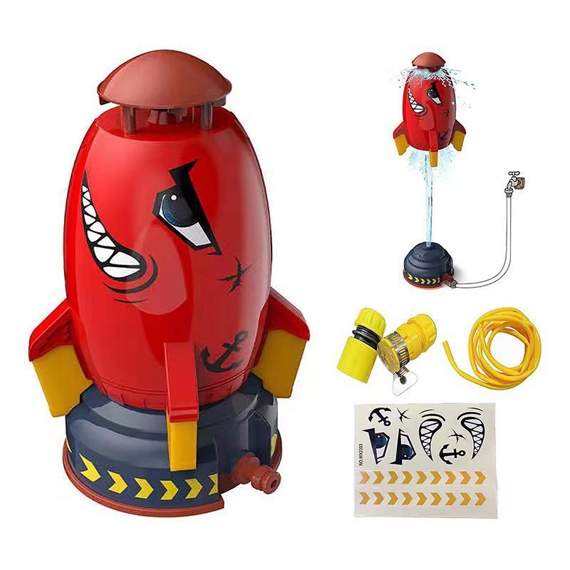 Space Rocket Sprinkler Children's Rotating Kweichow Moutai Water Toys