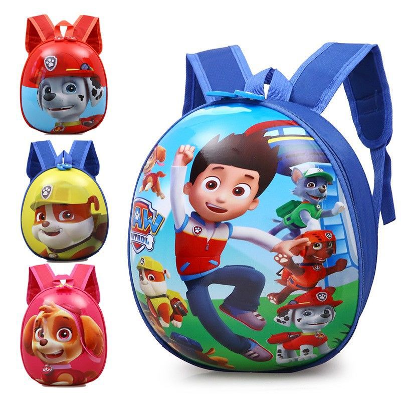 Children's Backpack 2022 New Kindergarten Backpack Paw Patrol Eggshell Bag Factory Wholesale Boys 'And Girls' Backpacks