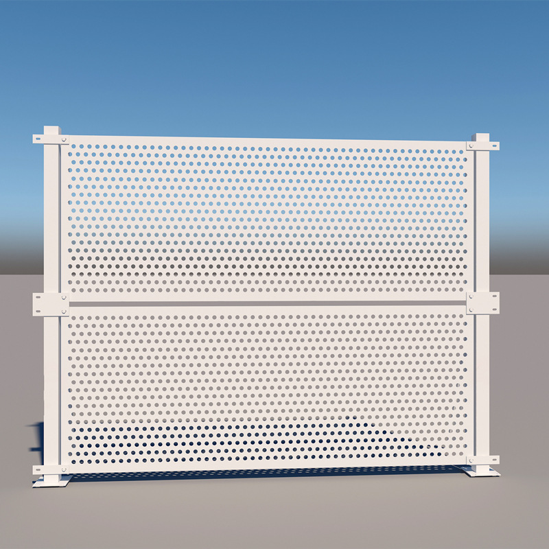 冲孔网护栏冲孔施工围栏板围挡防风隔离网施工镀锌冲孔板直销