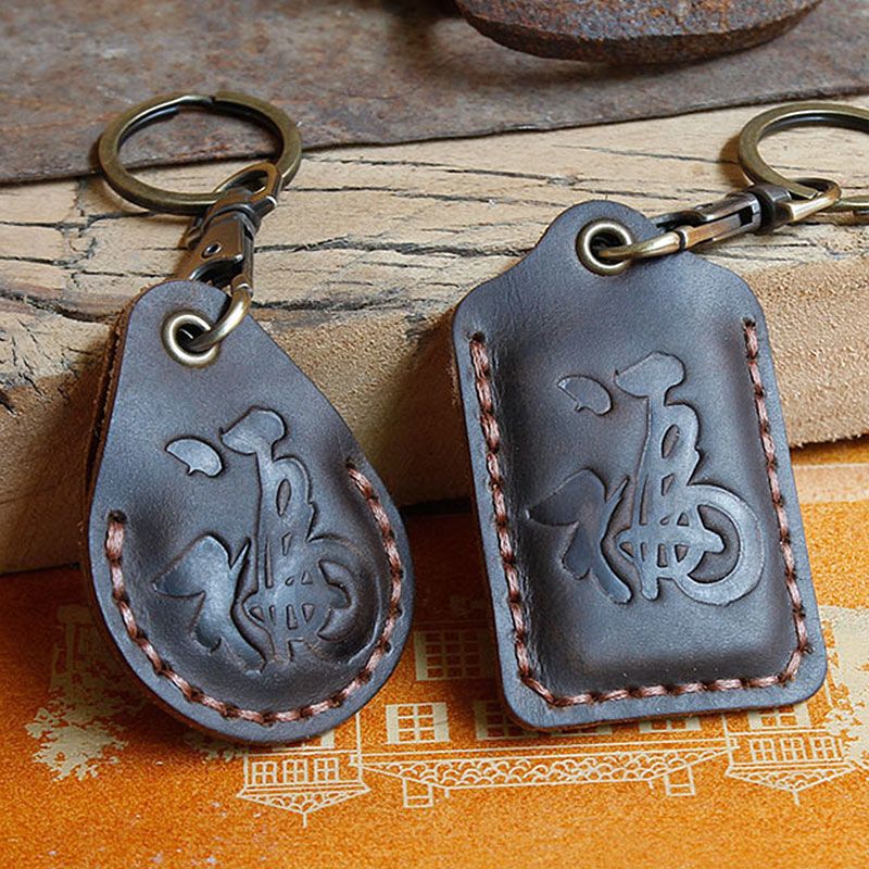 pu皮智能门禁卡套钥匙扣小区出租屋长方圆形水滴感应卡包跨境专供