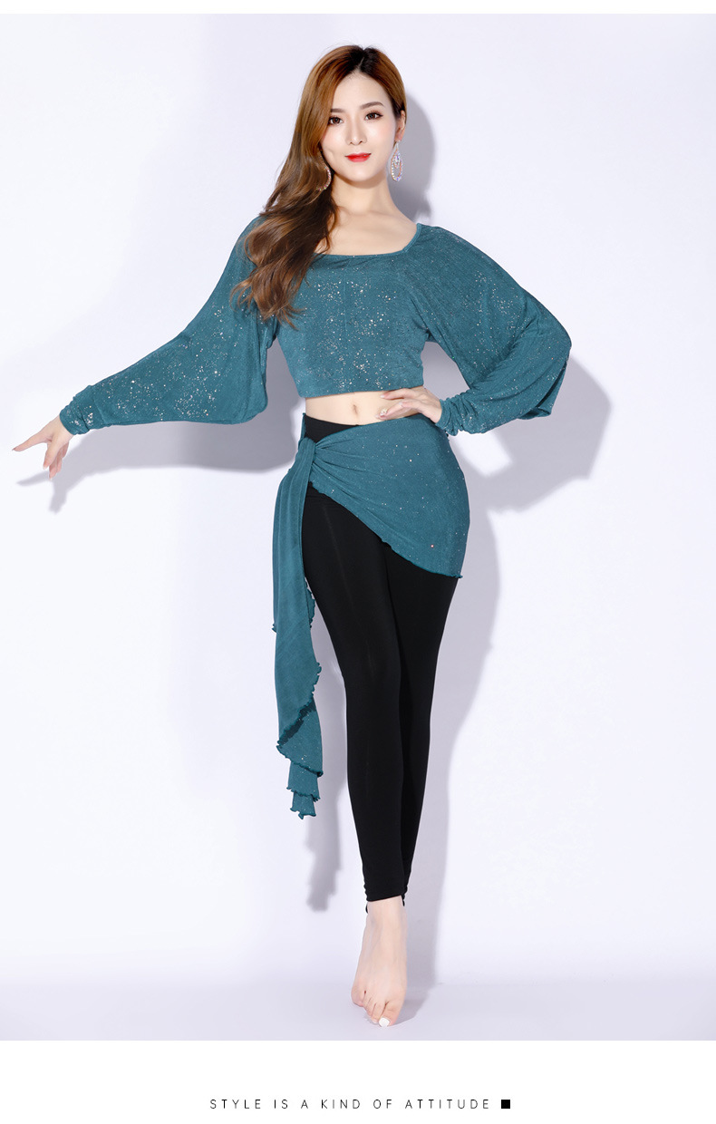 现代舞上衣女新款秋冬舞蹈衣服宽松外搭开衫芭蕾练功服服装