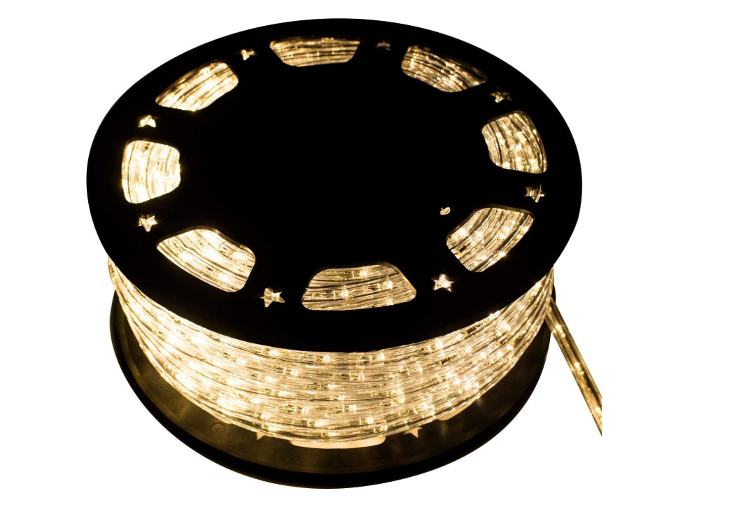 led灯带彩虹管灯 圆二线霓虹灯户外亮化造型灯 暖白色