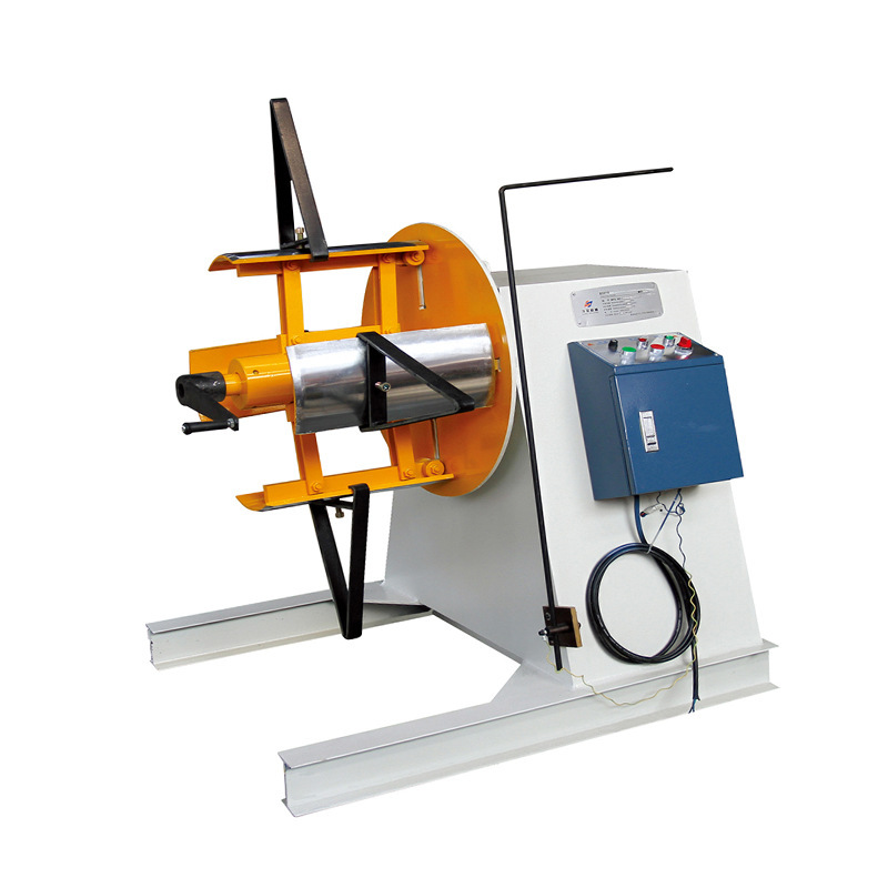 力豪机械 冲床送料机冲压金属卷料开卷机 重型材料架放料架mt系列