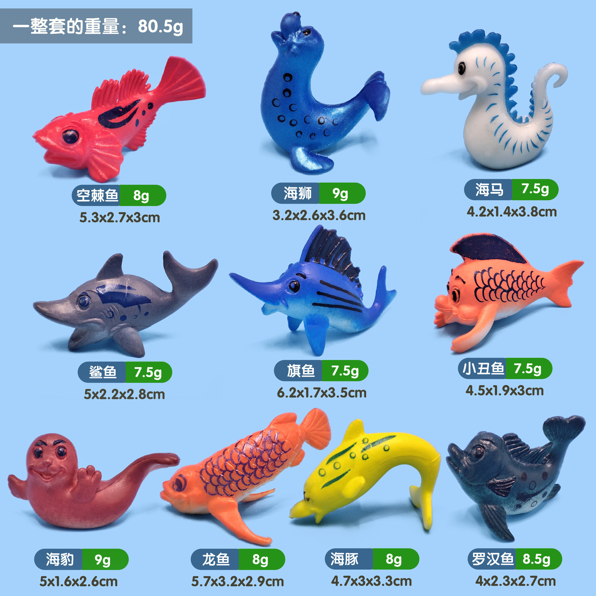 仿真海洋鱼类玩具