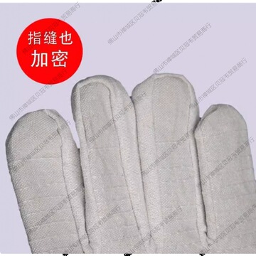 双层24线帆布手套耐磨机械厂耐油加大加厚劳保手套批发电焊工