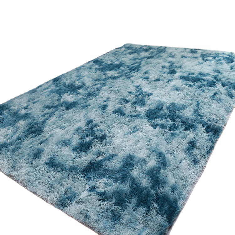 Processing Custom Tie-Dyed Gradient Carpet Home Living Room Sofa Table Carpet Bedroom Tatami Broadloom Carpet Floor Mat