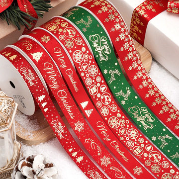 圣诞节彩带礼物礼品礼盒包装缎带绸带圣诞树装饰蝴蝶结圣诞丝带