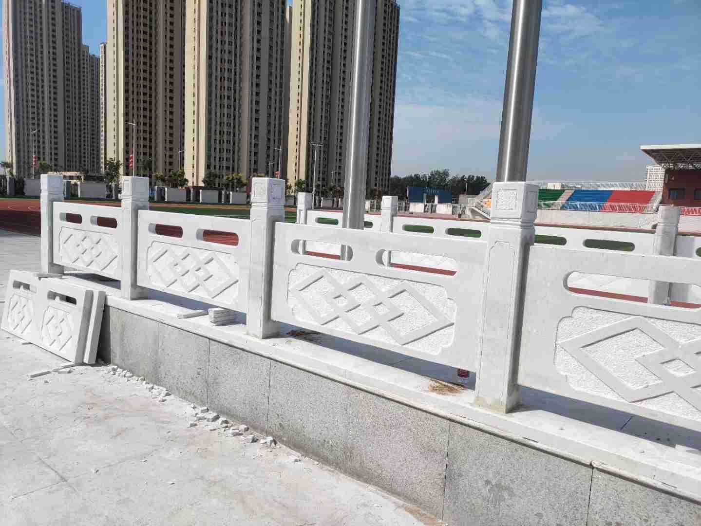 河道汉白玉草白玉护栏