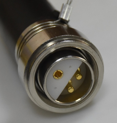 非标连接器/光电组合航空插头两光三电 光纤和电混装带线接头