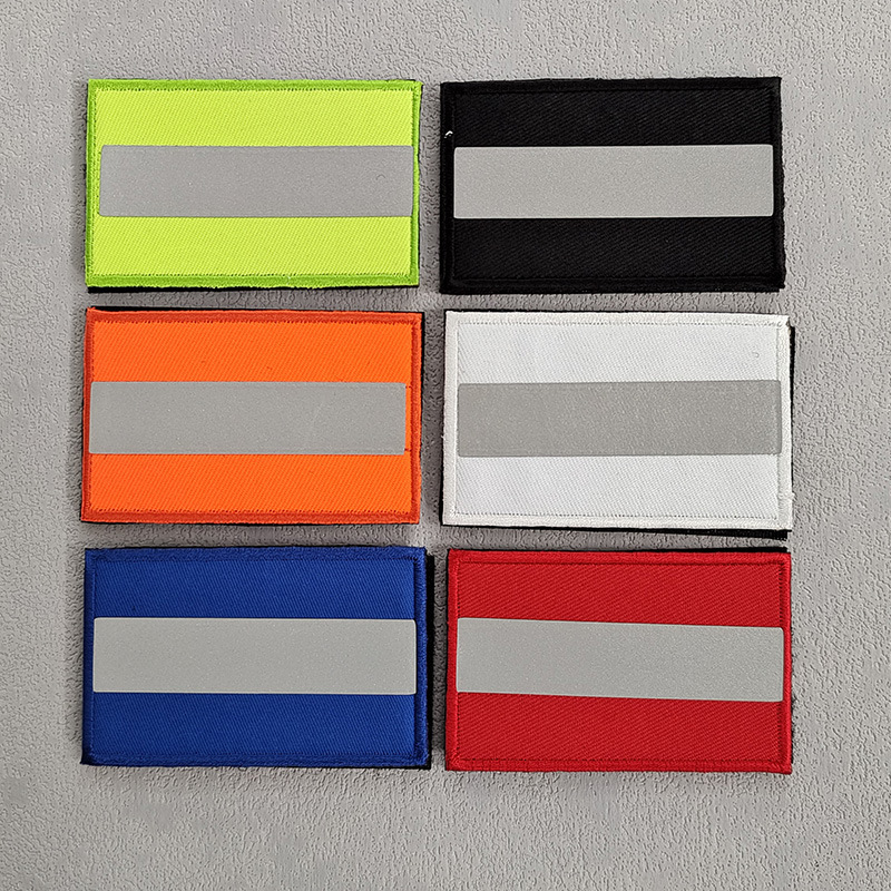 现货批发反光条魔术贴双面布贴fsb士气章识别袖标户外包衣服配饰