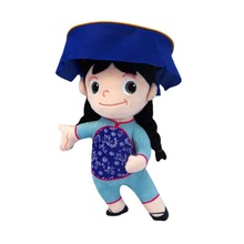 深圳厂家供应新款毛绒玩具地摊批发女孩玩偶客家女孩人偶可小批量