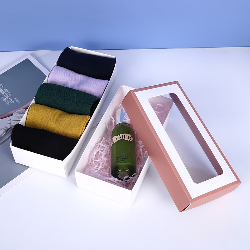 White Card Packing Box Paper Box Small Batch White Box Underwear Blind Box Box Customized Wholesale Drawer Box Tiandigai Color Box