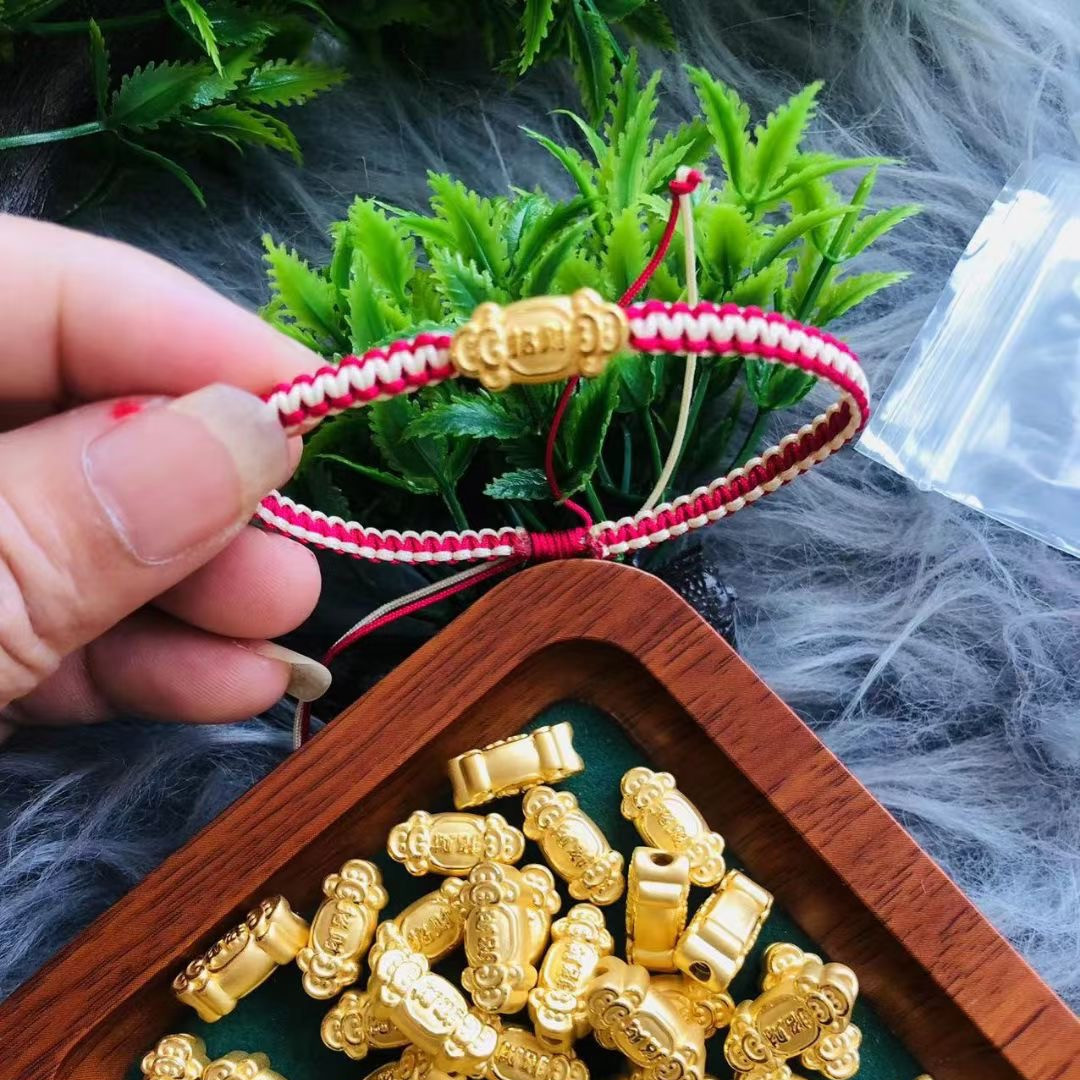 中国金行足金999手链3d硬金糖果手饰七夕情人节首饰礼物-阿里巴巴