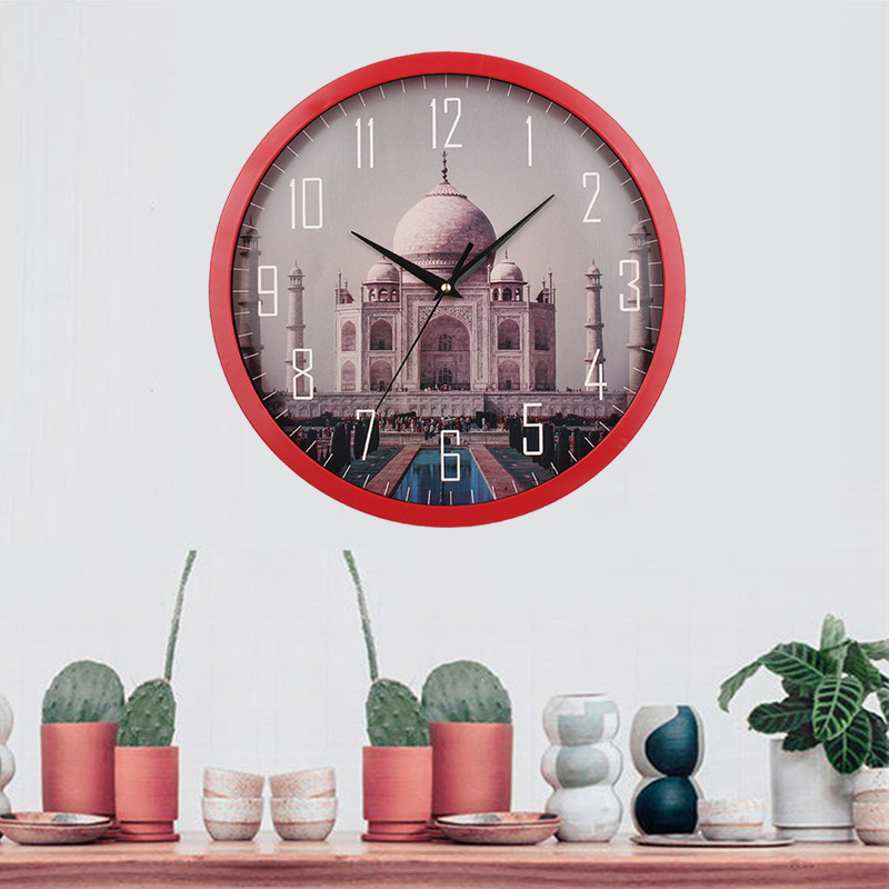 Saudi Arabia Wall Clock Modern Living Room Decoration Bedroom and Household Wall Hanging Noiseless Clock Clock Wholesale