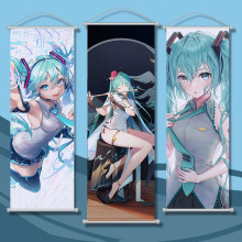 初音未来Hatsune Miku挂画镜音双子歌姬公主殿下卷轴海报动漫挂画