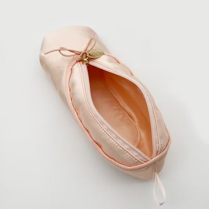 New Handmade Ballet Shoes Pencil Case Modeling Pencil Case Cosmetic Bag Hanging Decoration Lipstick Eyebrow Pencil Eyeliner Storage Pannier Bag