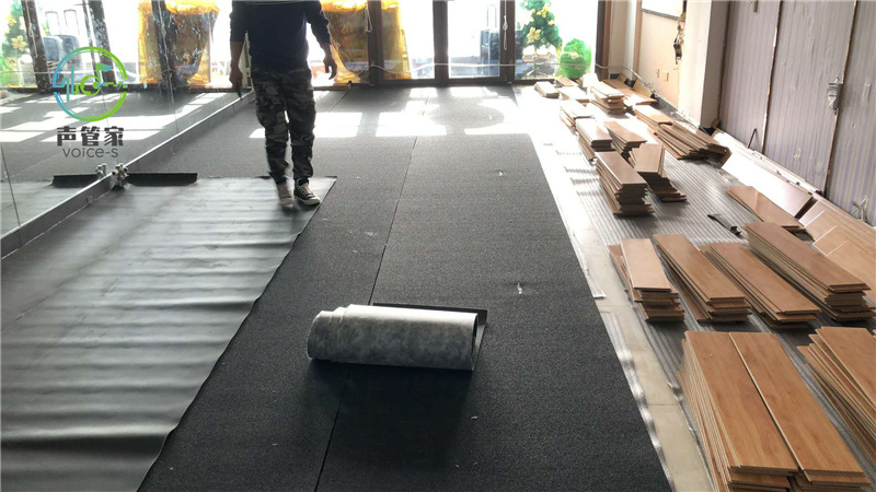 聚氨酯橡胶颗粒减震垫 3/5/10mm 安置房建筑楼板地面防震隔音垫