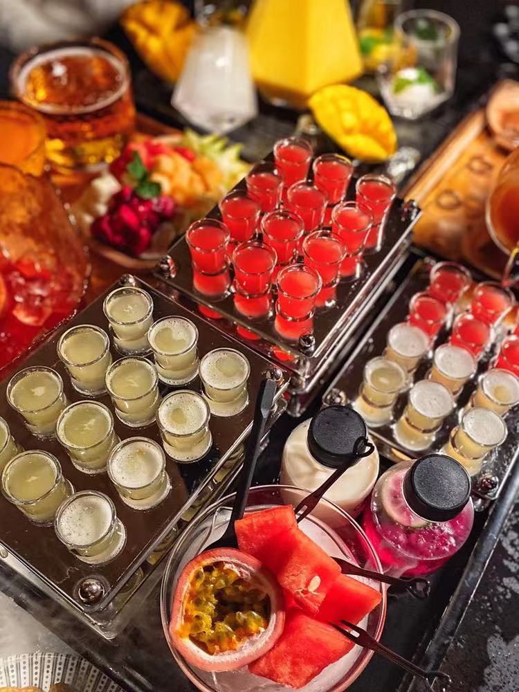 小酒馆清吧贰二麻耍酒杯复古中式国潮斗酒酒具七堂江湖堂套装