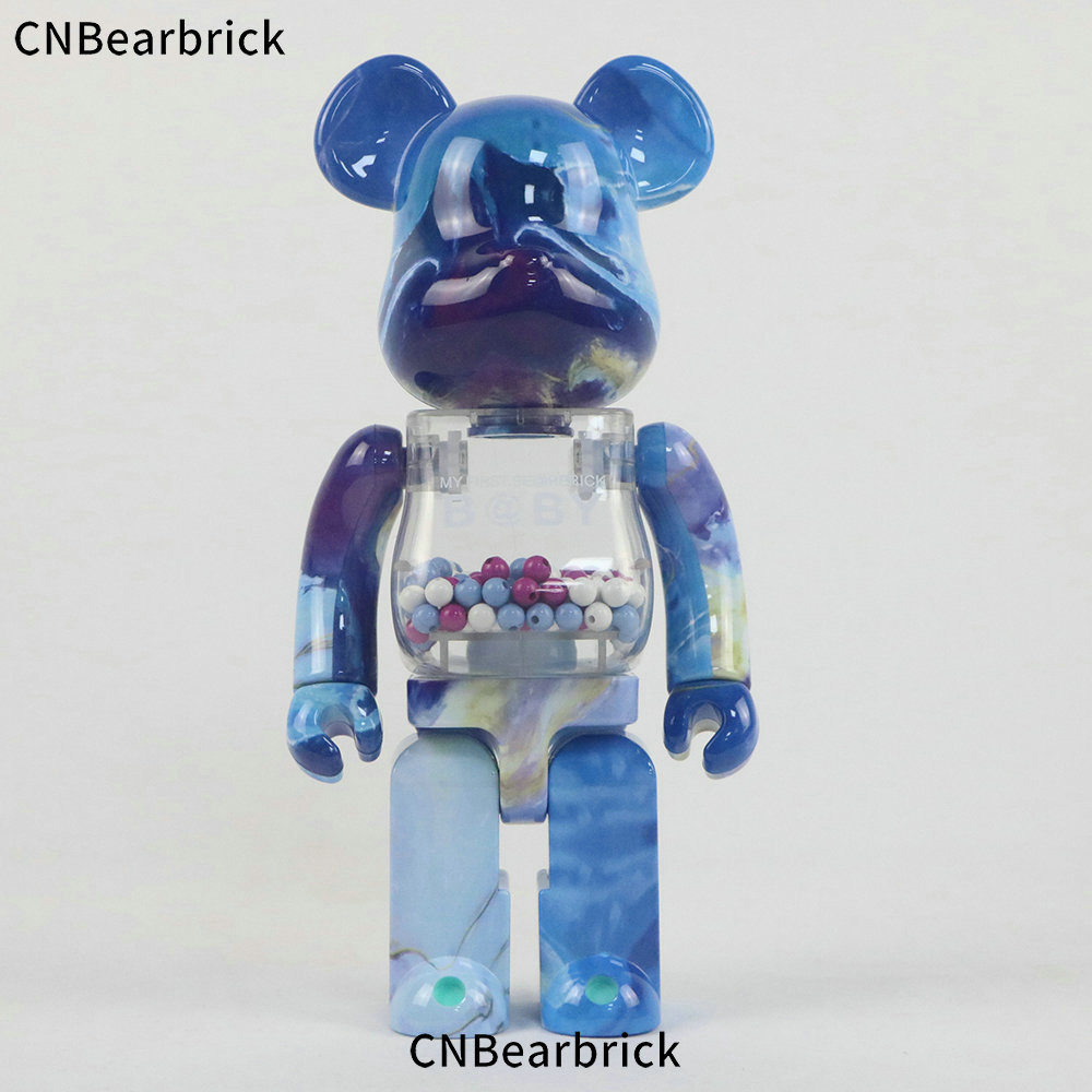 全新彩盒装bearbrick 400(cm积木熊潮玩公仔玩偶暴力熊装饰摆件